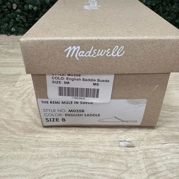 Madewell The Remi Mule In Suede - W8 - Picture 8 of 9